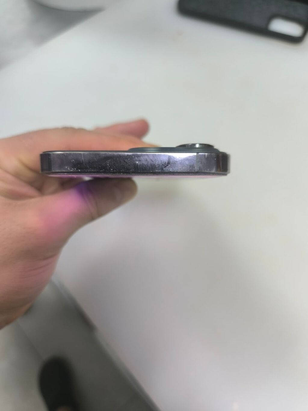IPhone 14 Pro Max, Б/у, 128 ГБ, Deep Purple, Наушники, Зарядное устройство, Защитное стекло, 85 %: фото 6
