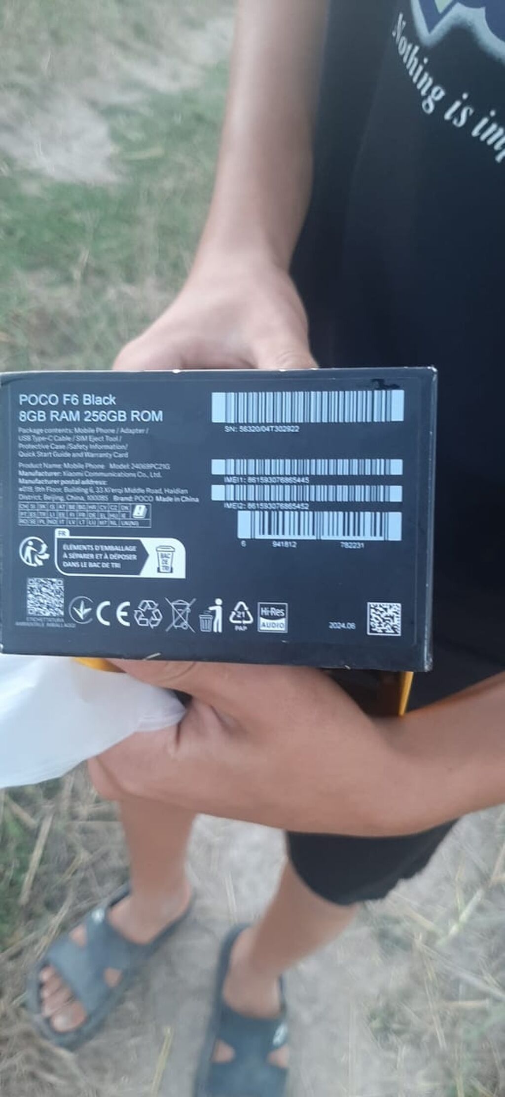 Продам Poco F6 8/256 GB, черный: фото 2