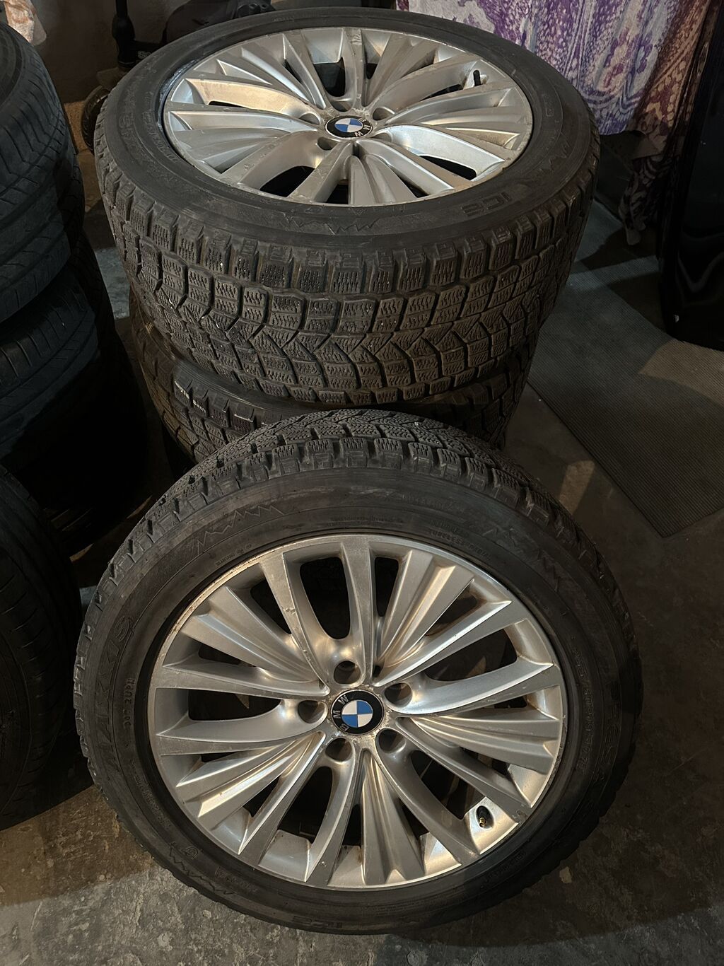 Колеса в сборе 255 / 50 / R 19, Зима, Б/у, Комплект, Легковые, Литые, отверстий - 5: фото 3