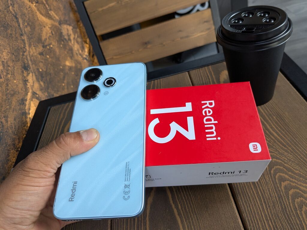 Redmi, Redmi 13, Б/у, 256 ГБ, цвет - Голубой, 1 SIM, 2 SIM: фото 2