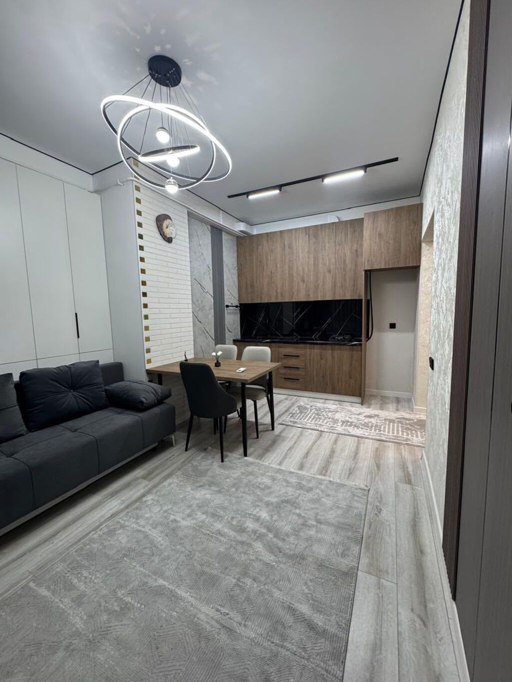 Студия, 42 м², Тунгуч мкр Элитка, 9 этаж, Дизайнерский ремонт: фото 3