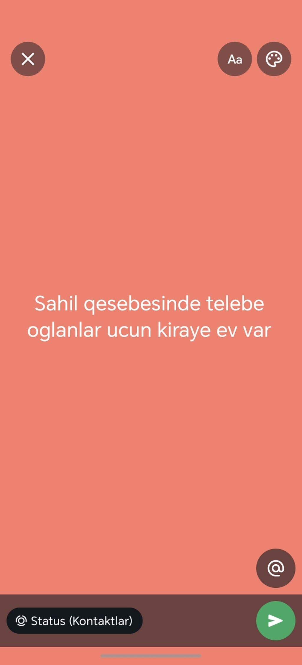 Sahil qəsəbəsində tələbə oğlanlar üçün kirayə ev. - Yer: Sahil