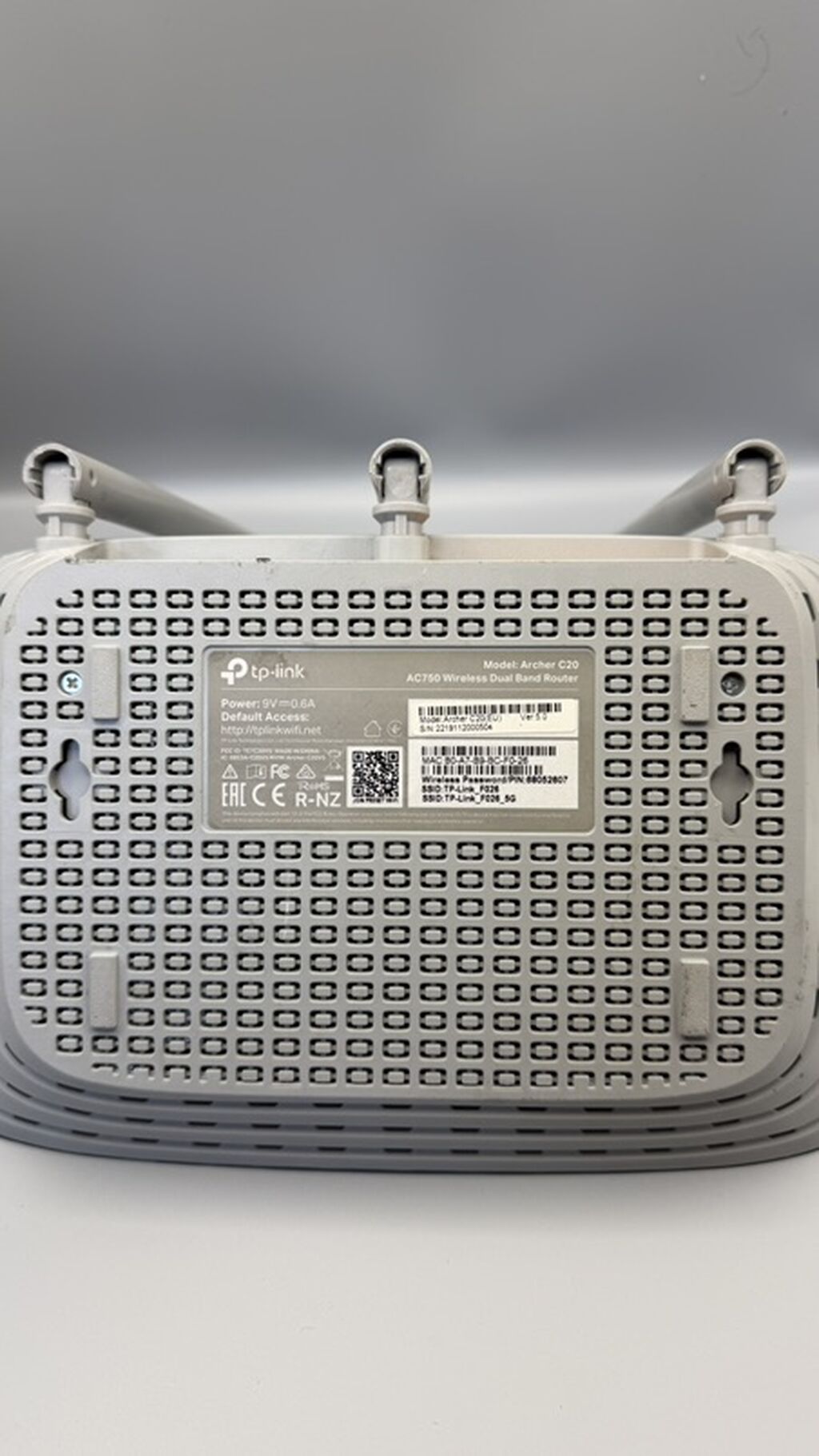Маршрутизатор TP-Link Archer C20 (AC750 Dual Band) - Двухдиапазонный: фото 3