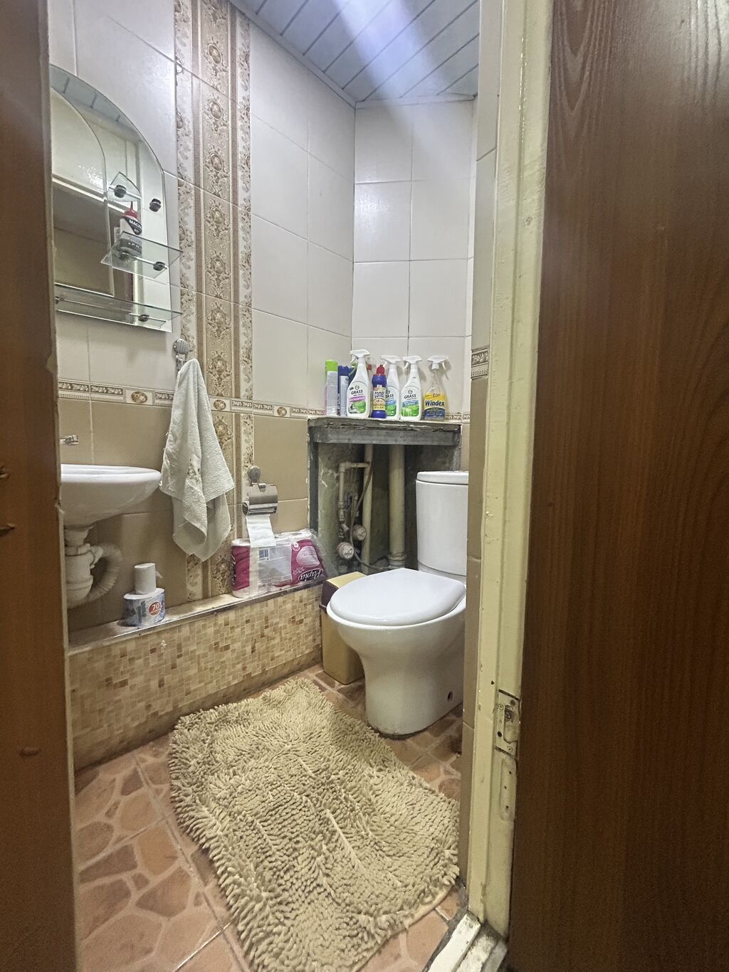 3 комнаты, 64 м², Аламедин-1 мкр 106 серия, 9 этаж, Косметический ремонт: фото 6