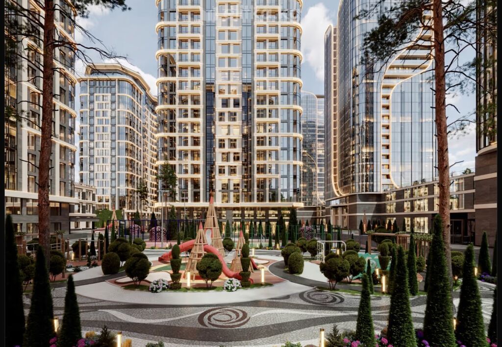 4 комнаты, 165 м², Элитка, 6 этаж, ПСО (под самоотделку): фото 1