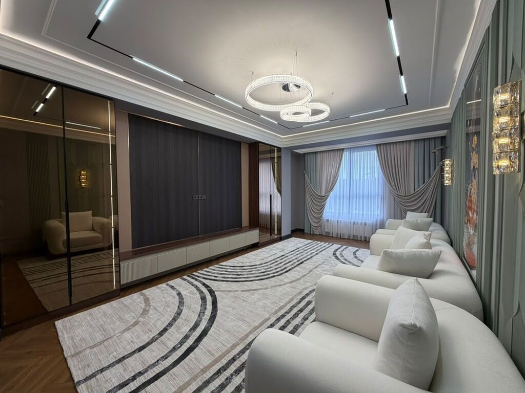 2 комнаты, 80 м², Асанбай мкр Элитка, 14 этаж, Евроремонт: фото 2