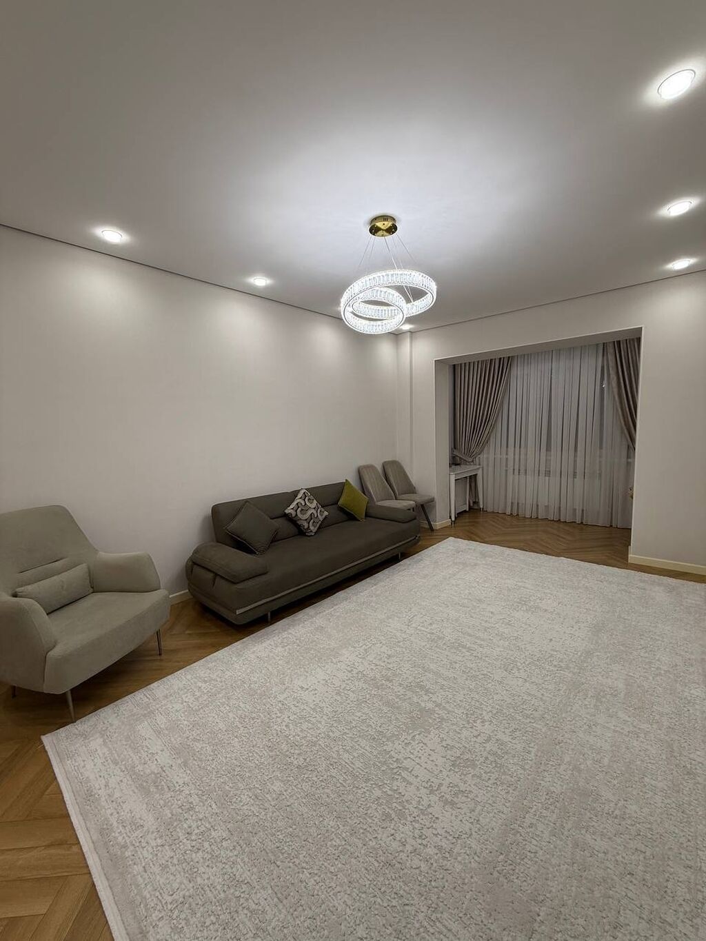 3 комнаты, 63 м², Аламедин-1 мкр 105 серия, 2 этаж, Свежий ремонт: фото 3