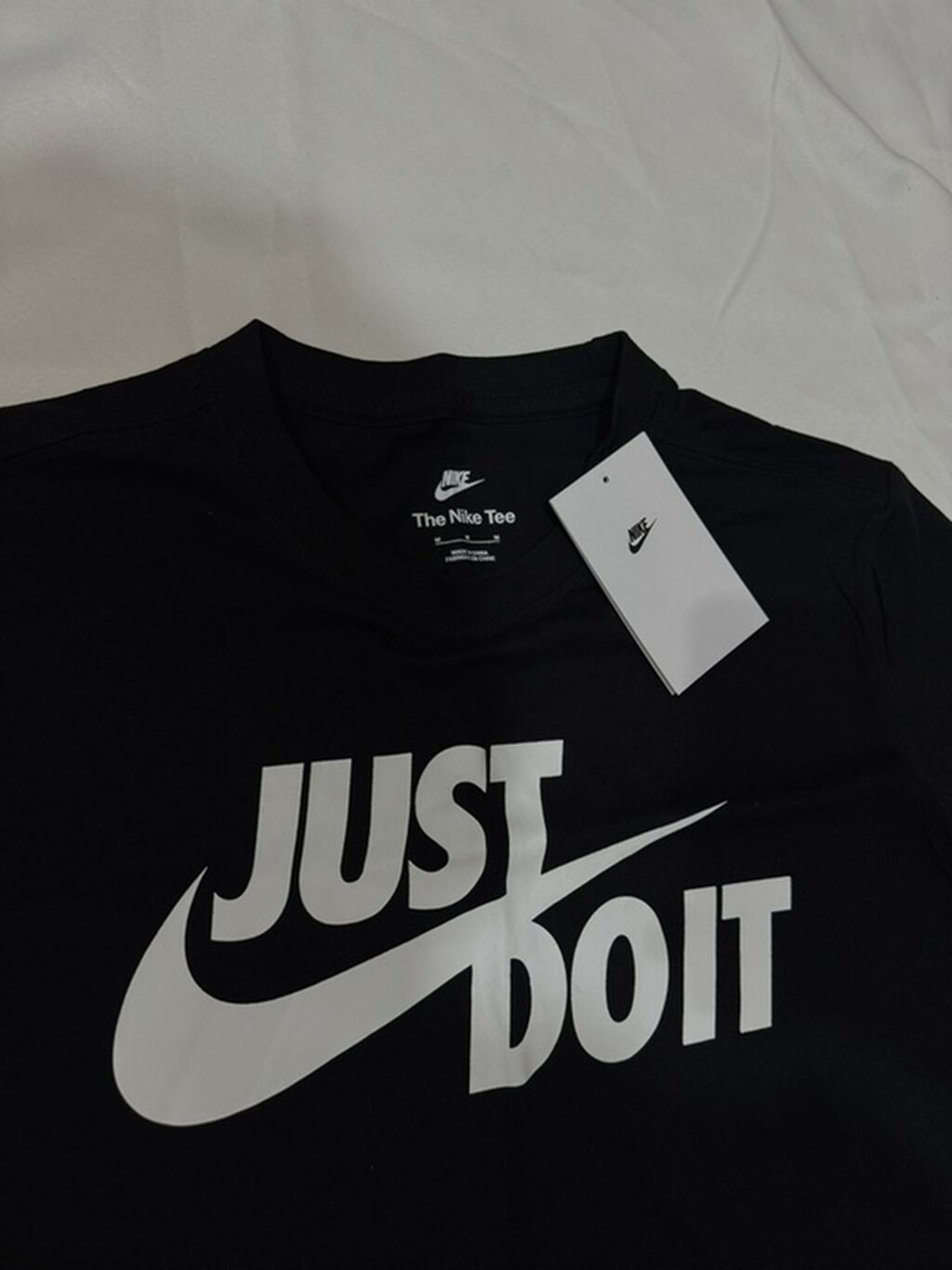 Мужская футболка, M, Nike, Новый, цвет - Черный, Самовывоз: фото 3
