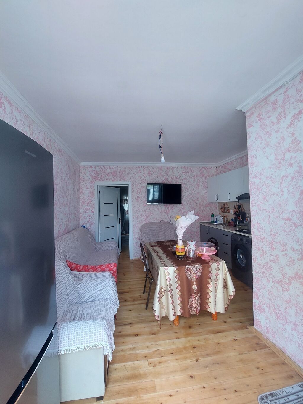 Satılır: Studiyalı mənzil/interyer - Plan: Açıq mətbəxli zal – bir