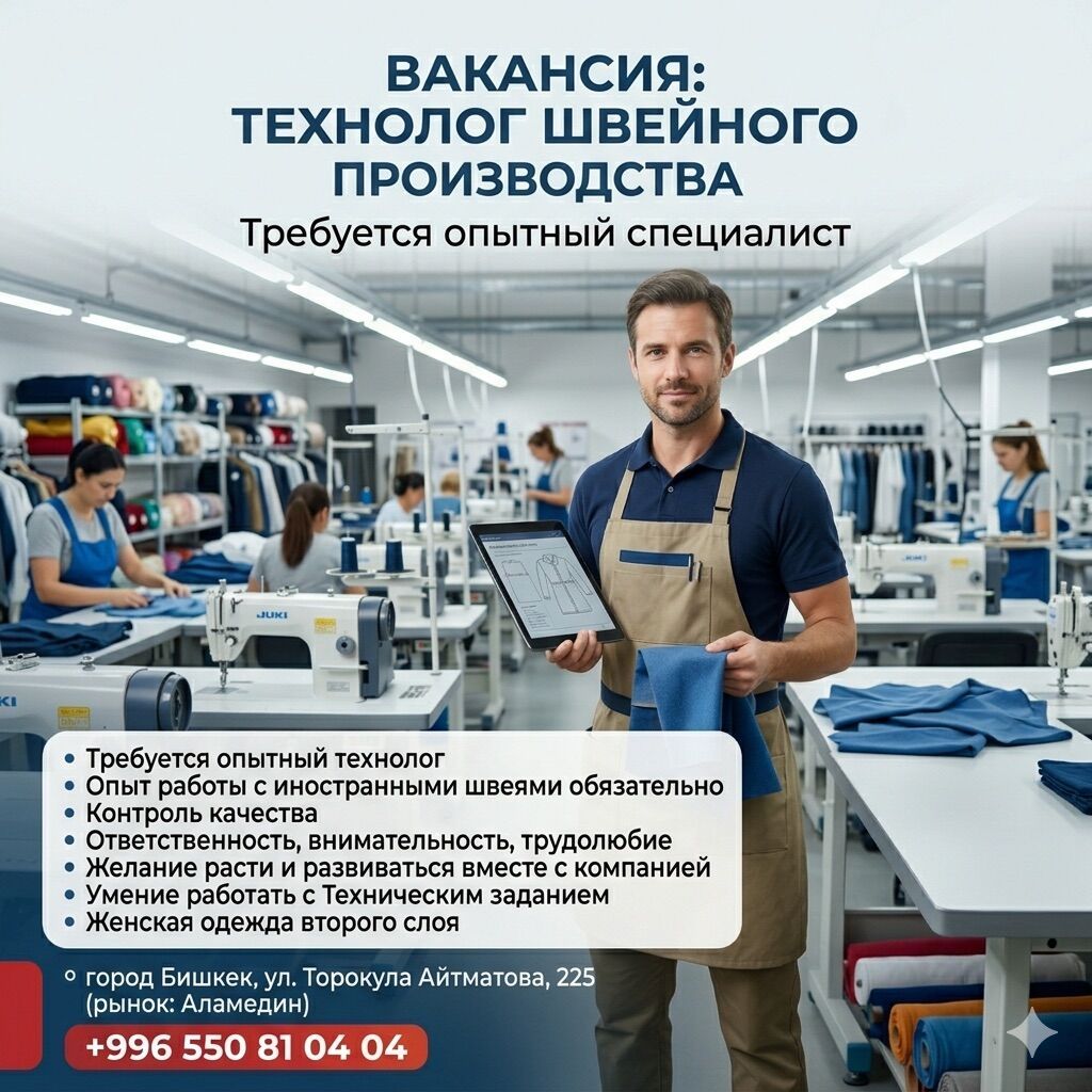 Технолог, Район: Аламединский рынок / базар
