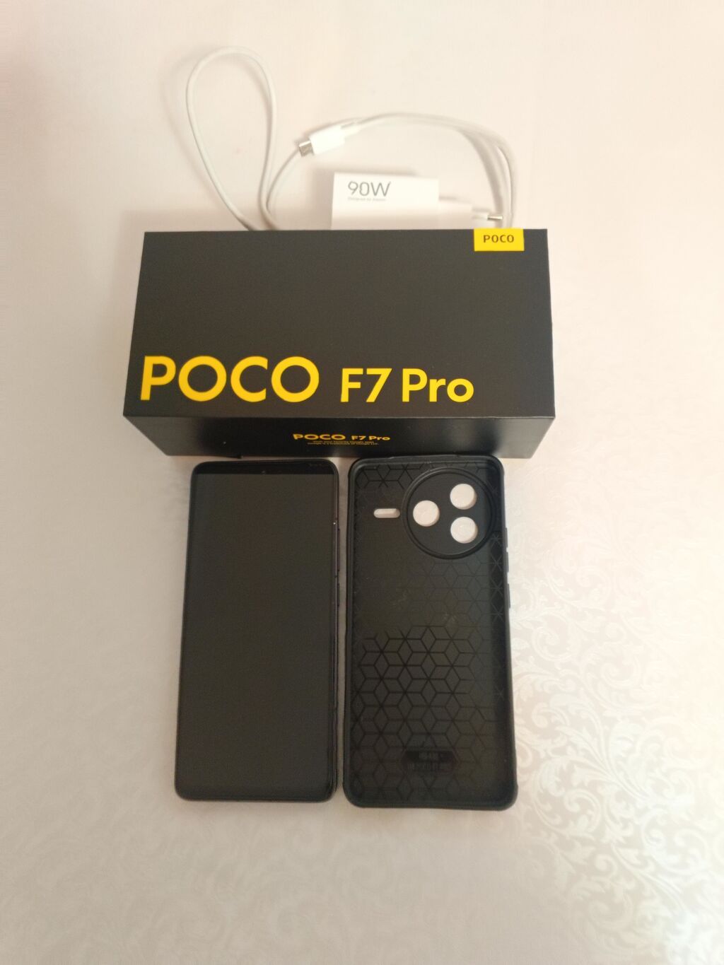 Poco F7 Pro, Б/у, 512 ГБ, цвет - Черный, 2 SIM: фото 1