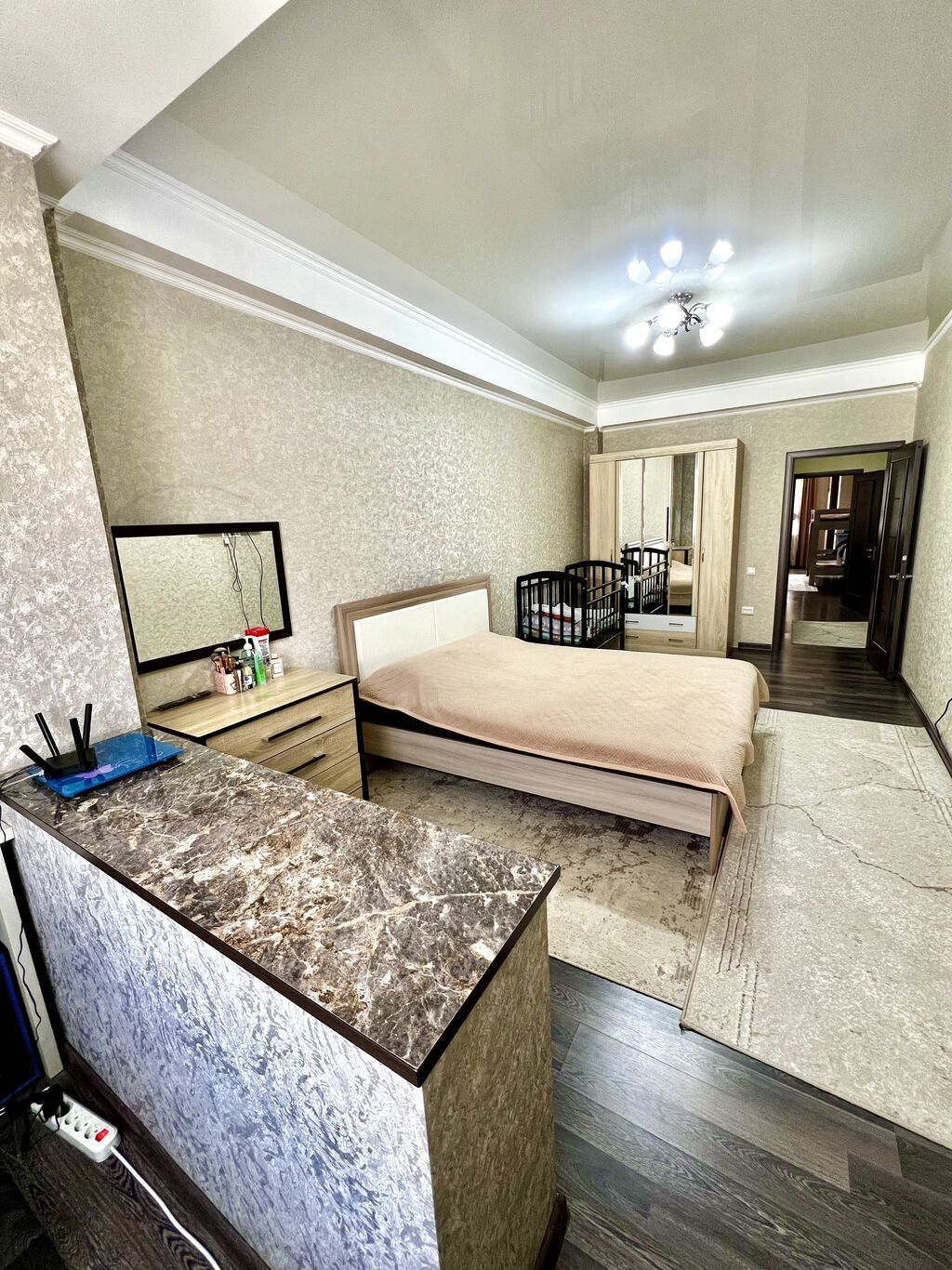 3 комнаты, 102 м², Аламедин-1 мкр Элитка, 3 этаж, Евроремонт: фото 6