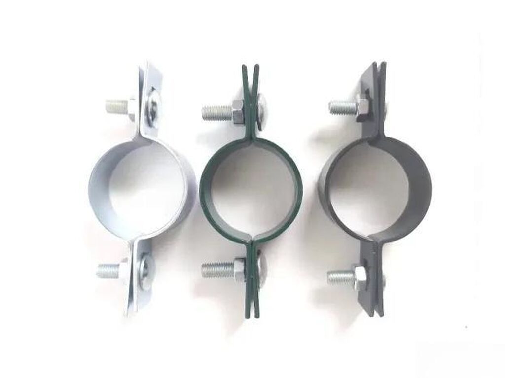 Proizvodi od rolovanog metala, metalni kanali: 🔩 METALNE SPOJNICE CINK + PVC Za stub i panel – 2D i 3D panelne ograde