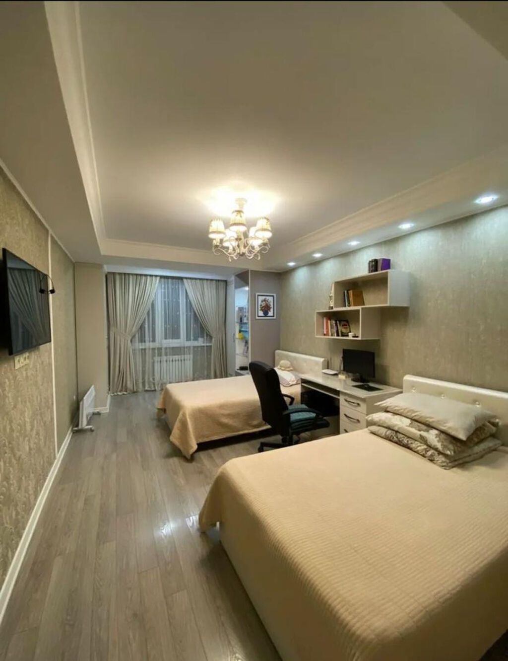 3 комнаты, 97 м², Кок-Жар мкр Элитка, 3 этаж, Свежий ремонт: фото 5