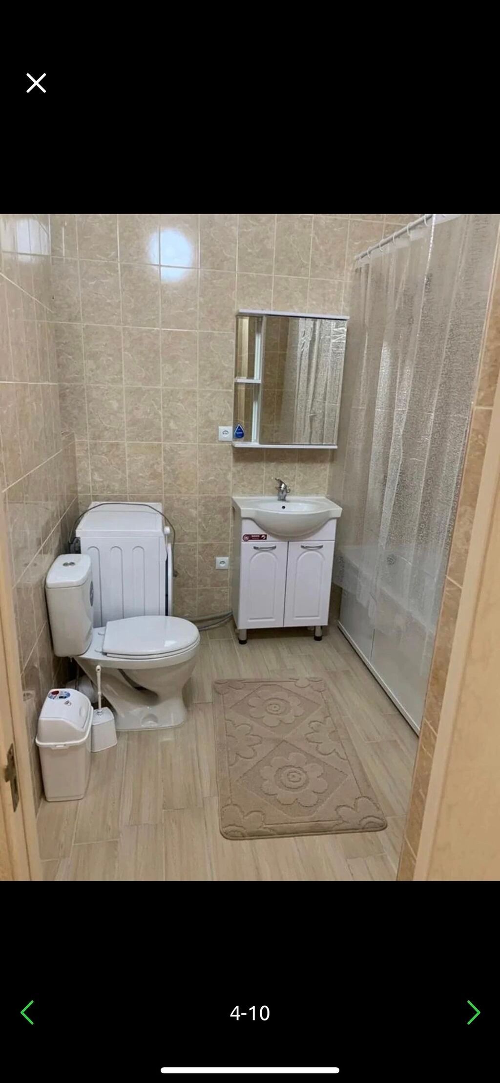 1 комната, Ата-Тюрк парк, Постельное белье, Кондиционер, Телевизор, фото 4