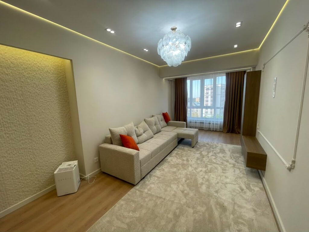 2 комнаты, 77 м², Юг-2 мкр Элитка, 7 этаж, Дизайнерский ремонт: фото 4