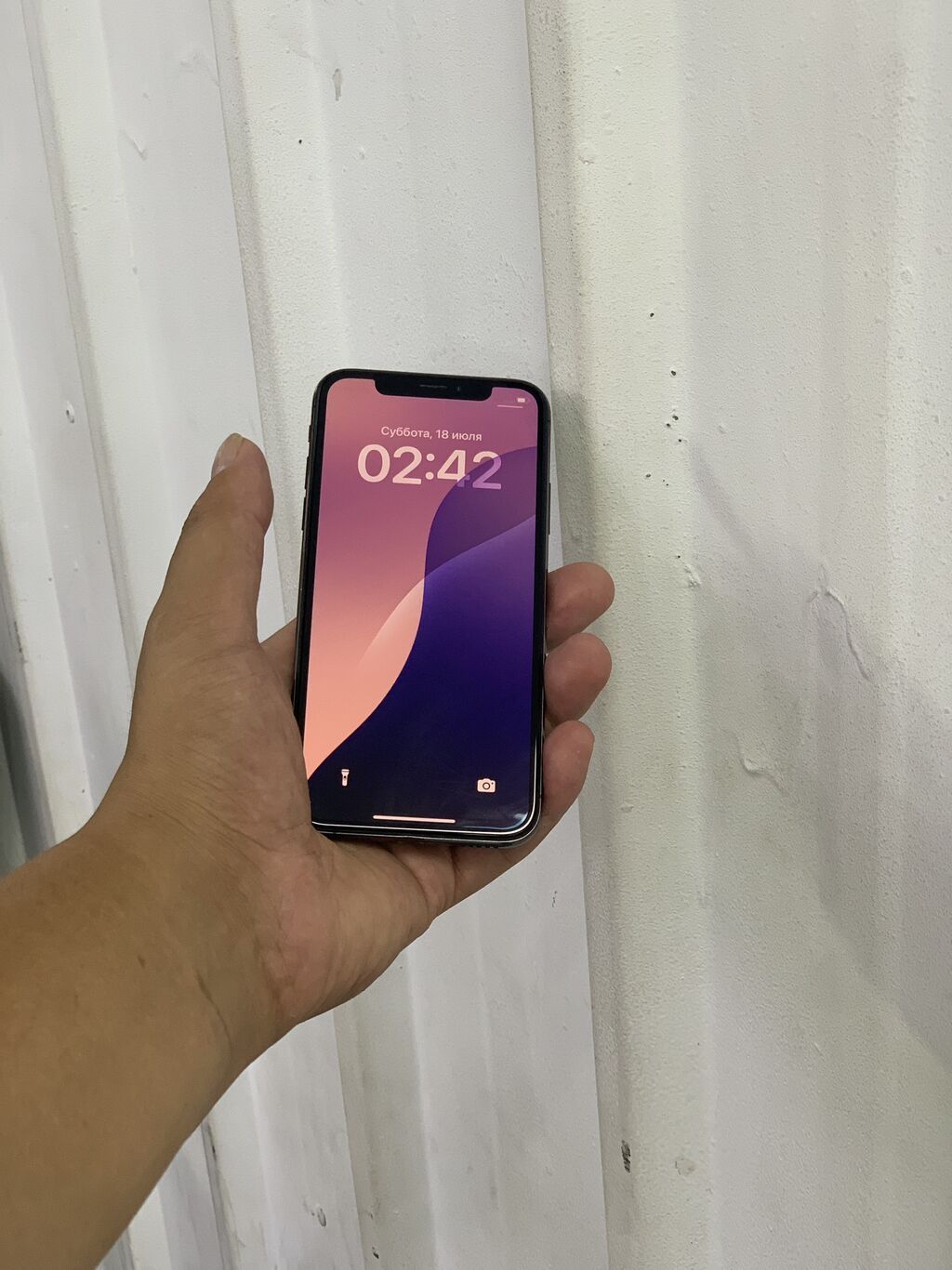 IPhone Xs, Б/у, 256 ГБ, Черный, Защитное стекло, 100 %: фото 1