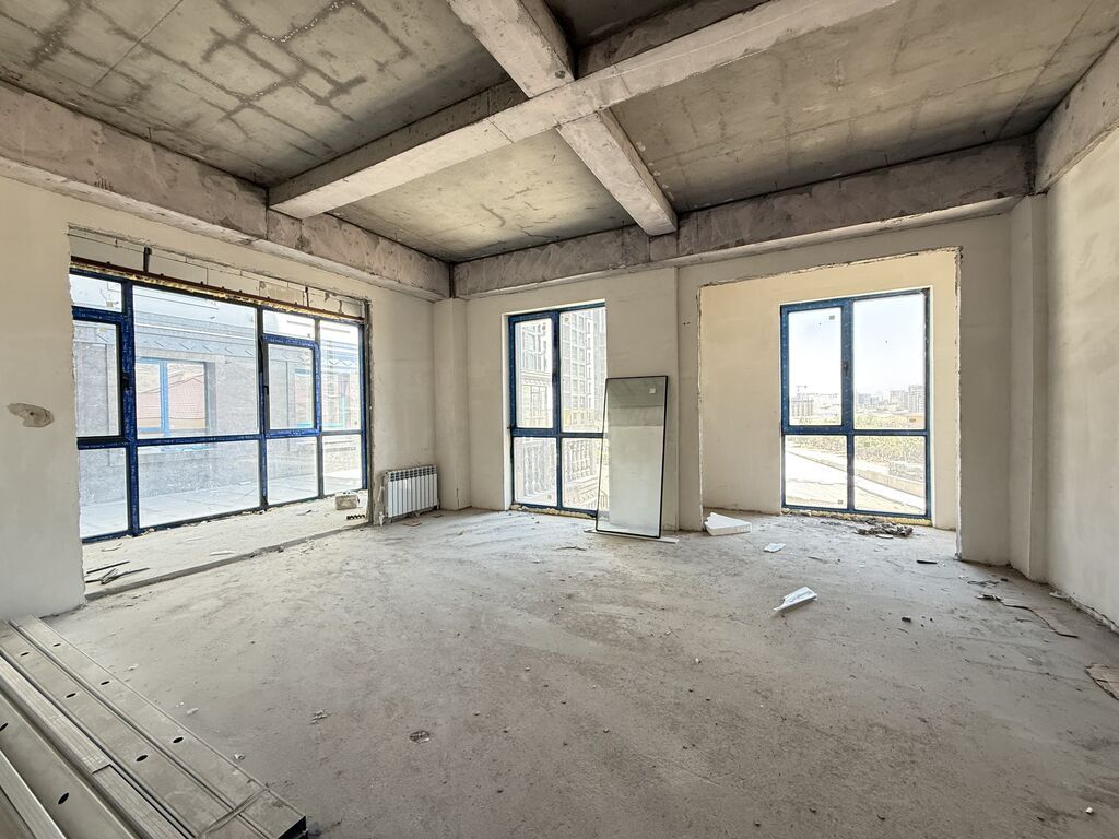 3 комнаты, 119 м², Орто-Сай с. Элитка, 2 этаж, ПСО (под самоотделку): фото 2