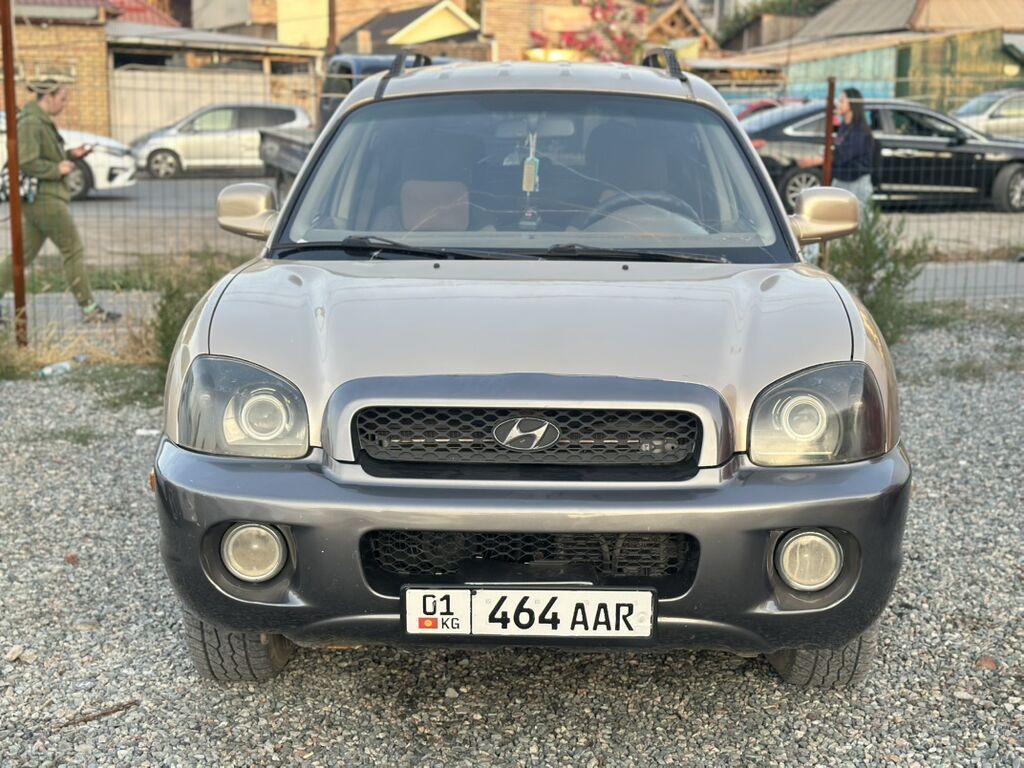 Hyundai Santa Fe: 2002 г., 2.7 л, Автомат, Газ, Кроссовер: фото 1