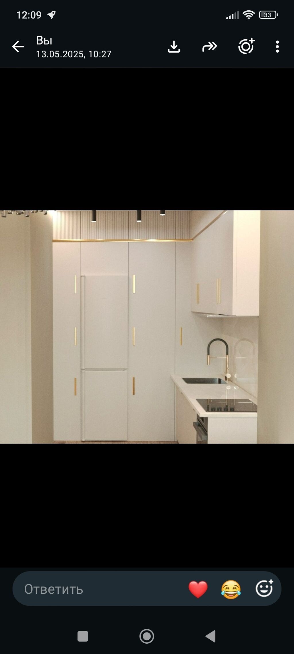 Студия, 50 м², Вефа ТЦ Элитка, 4 этаж, Свежий ремонт: фото 4