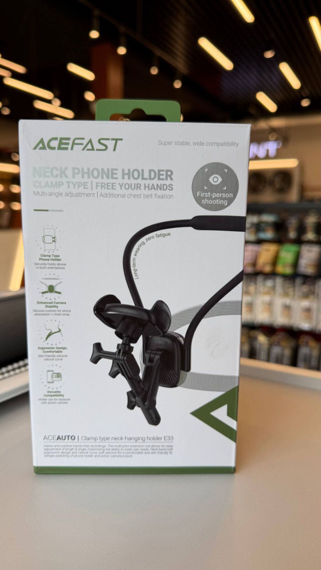 Держатель для телефона на шею ACEFAST @Carpoint.kgz
