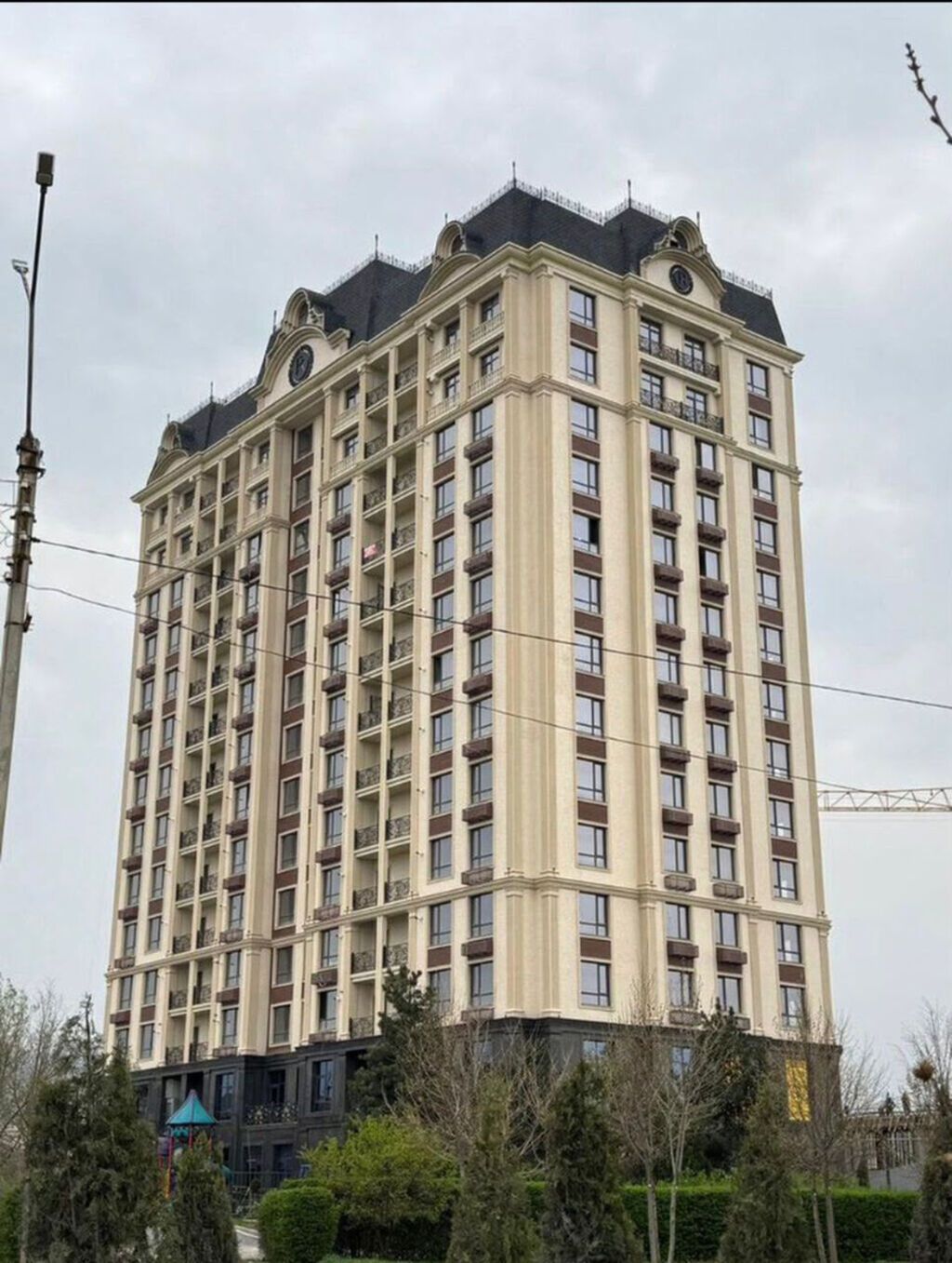 3 комнаты, 119 м², Арча-Бешик ж/м Элитка, 8 этаж, ПСО (под самоотделку): фото 5