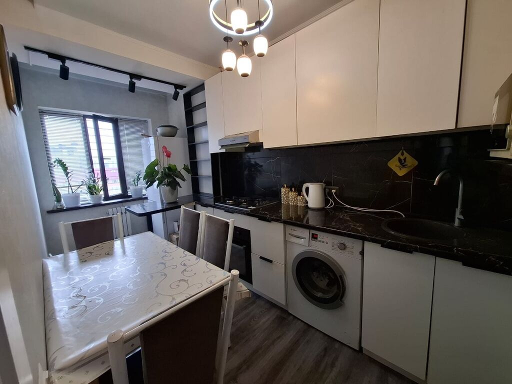 3 комнаты, 66 м², Кок-Жар ж/м Элитка, 11 этаж, Евроремонт: фото 4