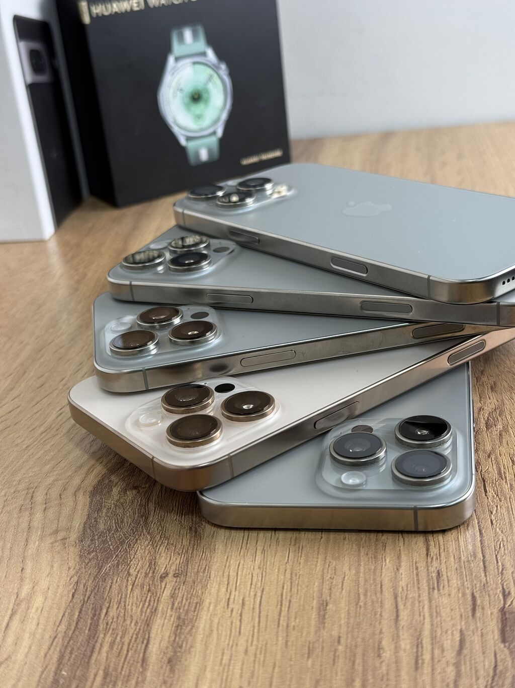 IPhone 16 Pro Max, Б/у, 256 ГБ, Natural Titanium, Защитное стекло, Чехол, 96 %: фото 8