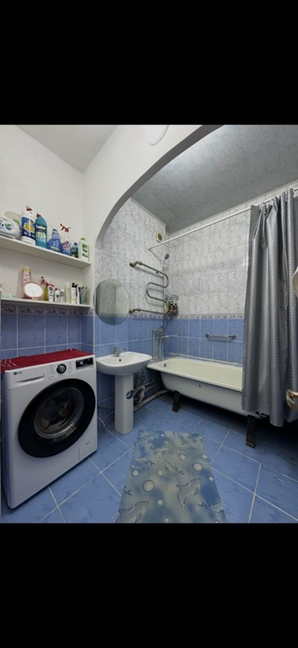 3 комнаты, 63 м², Центральная мечеть 106 серия, 9 этаж, Старый ремонт: фото 8