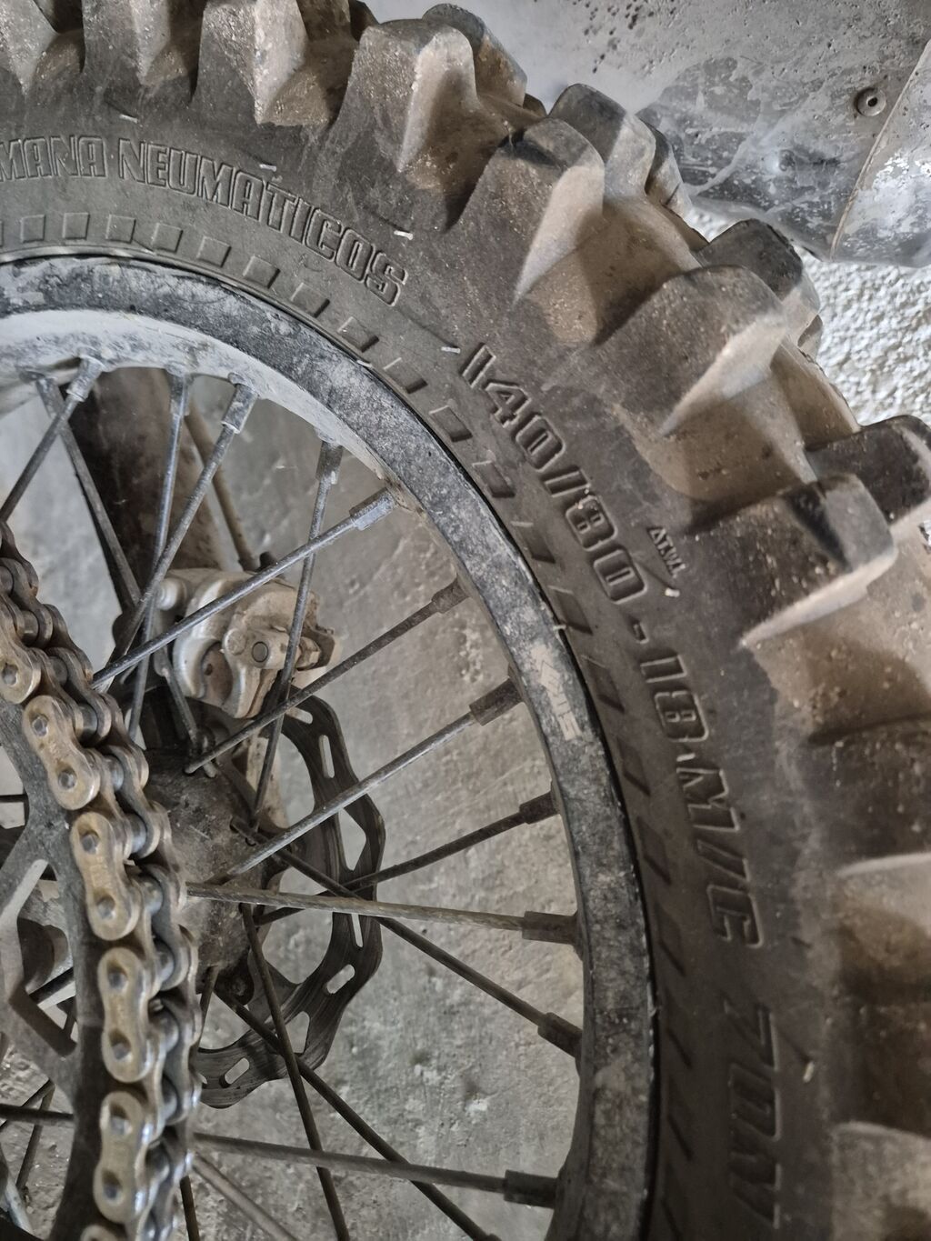 Эндуро/кроссовый мотоцикл (аналог KTM) с мощной одноцилиндровой ДВС и: фото 3
