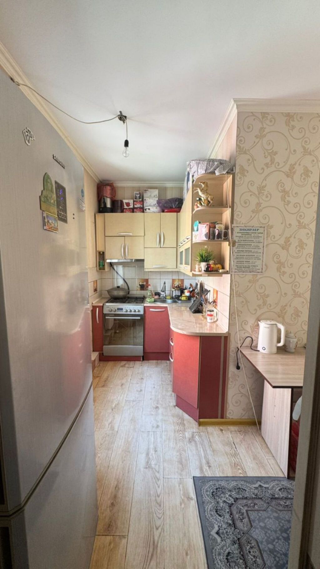 3 комнаты, 78 м², Улан-2 мкр 106 серия, 7 этаж, Евроремонт: фото 3