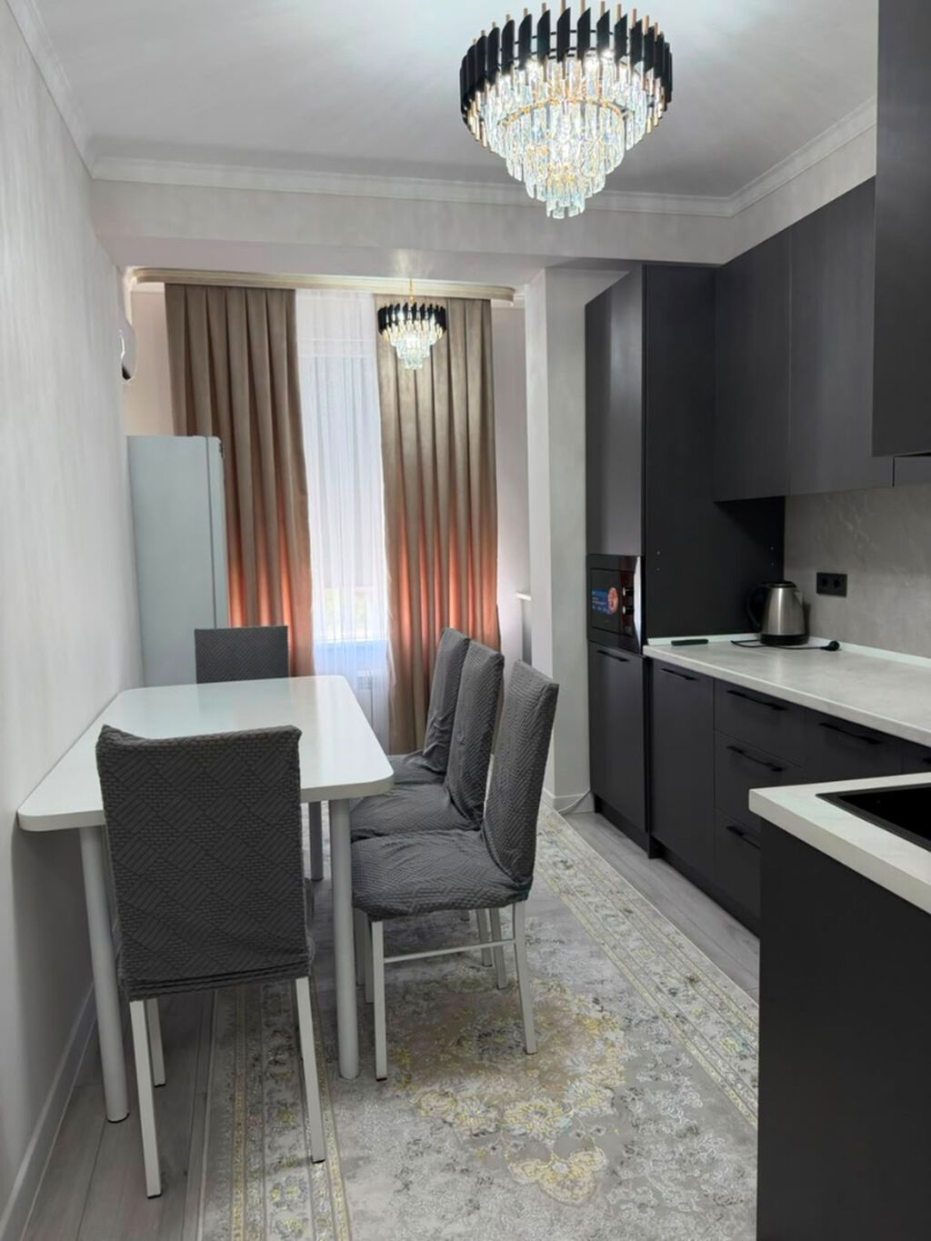 1 комната, 36 м², Тунгуч мкр Элитка, 8 этаж, Евроремонт: фото 2