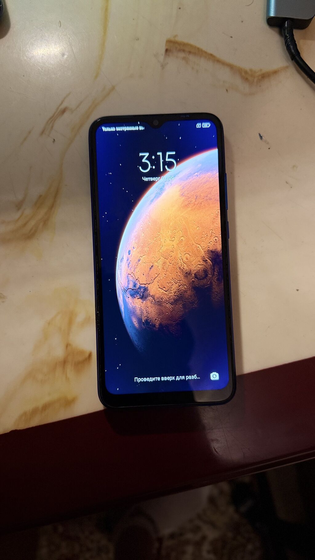 Redmi, Redmi 9, Б/у, 64 ГБ, цвет - Синий, 2 SIM — фото 2