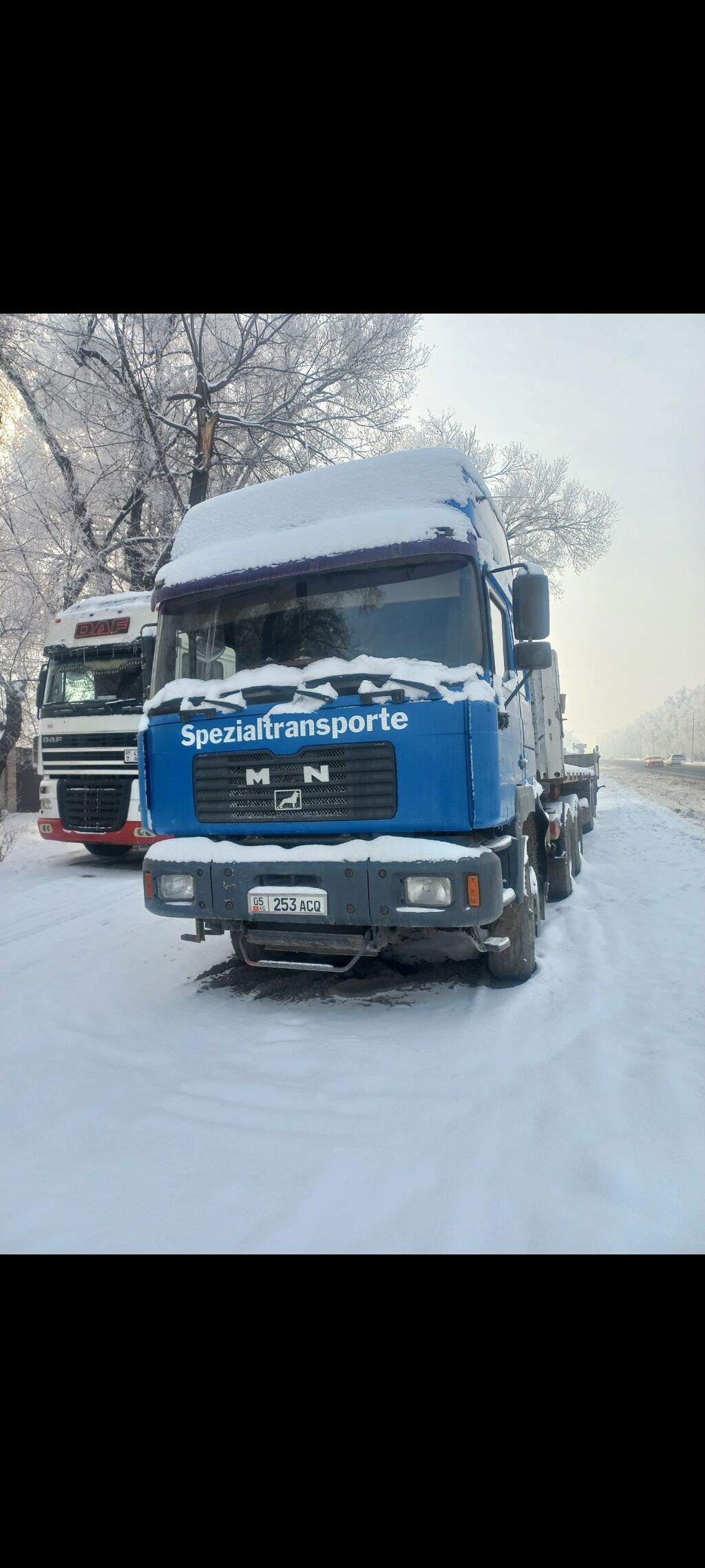 Тягач, MAN, 2001 г., Бортовой: фото 1