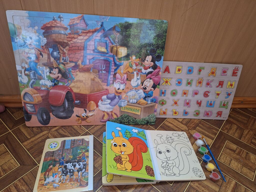 Игровой набор для детей: лото, конструктор, пазлы и развивающие: фото 3