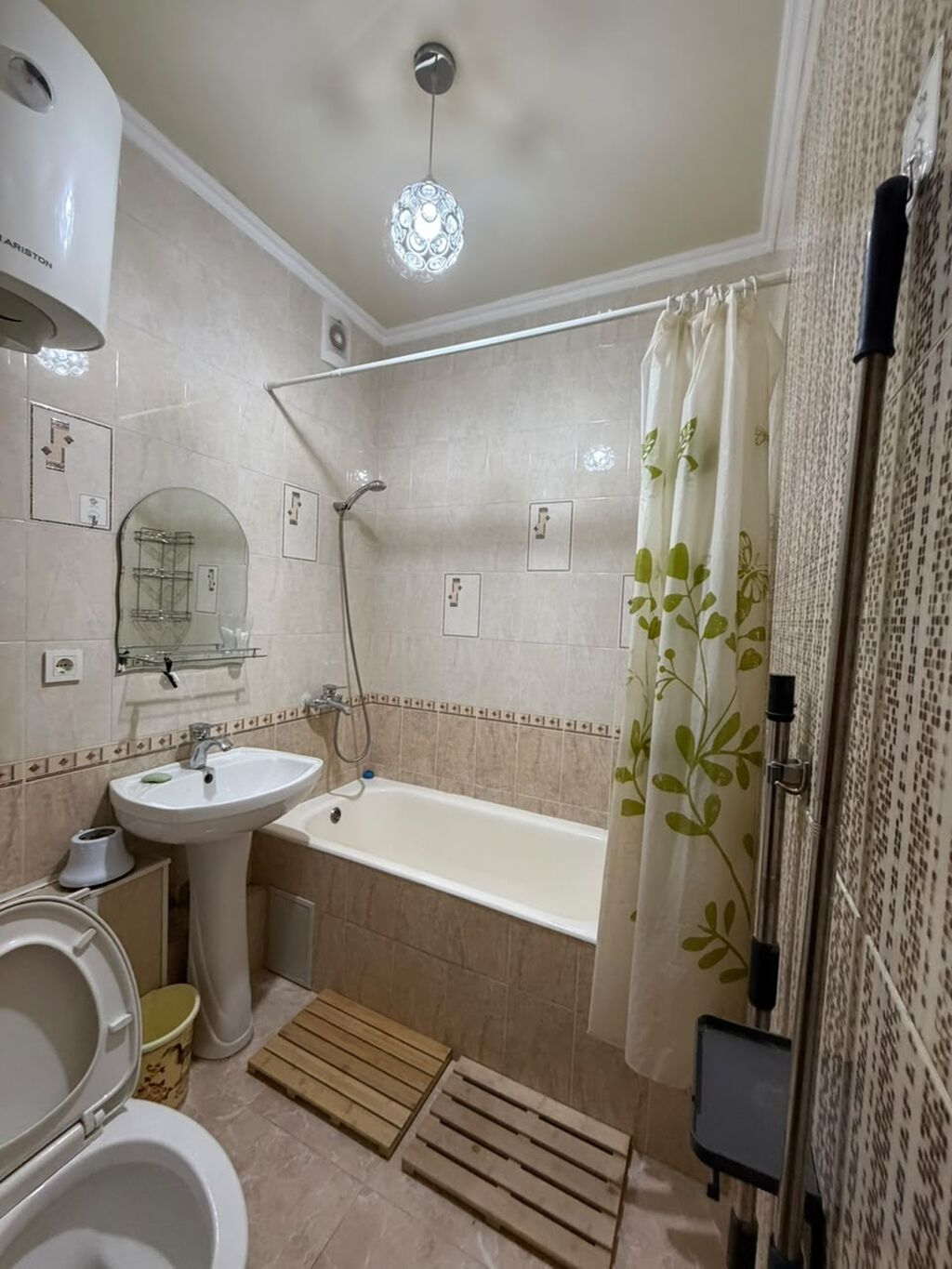 Студия, Кок-Жар мкр Без животных, от 1 года, С мебелью полностью: фото 6