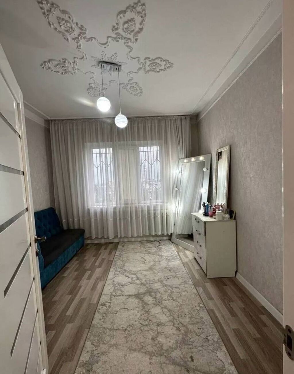 3 комнаты, 70 м², Восток-5 мкр 106 серия, 9 этаж, Евроремонт: фото 3