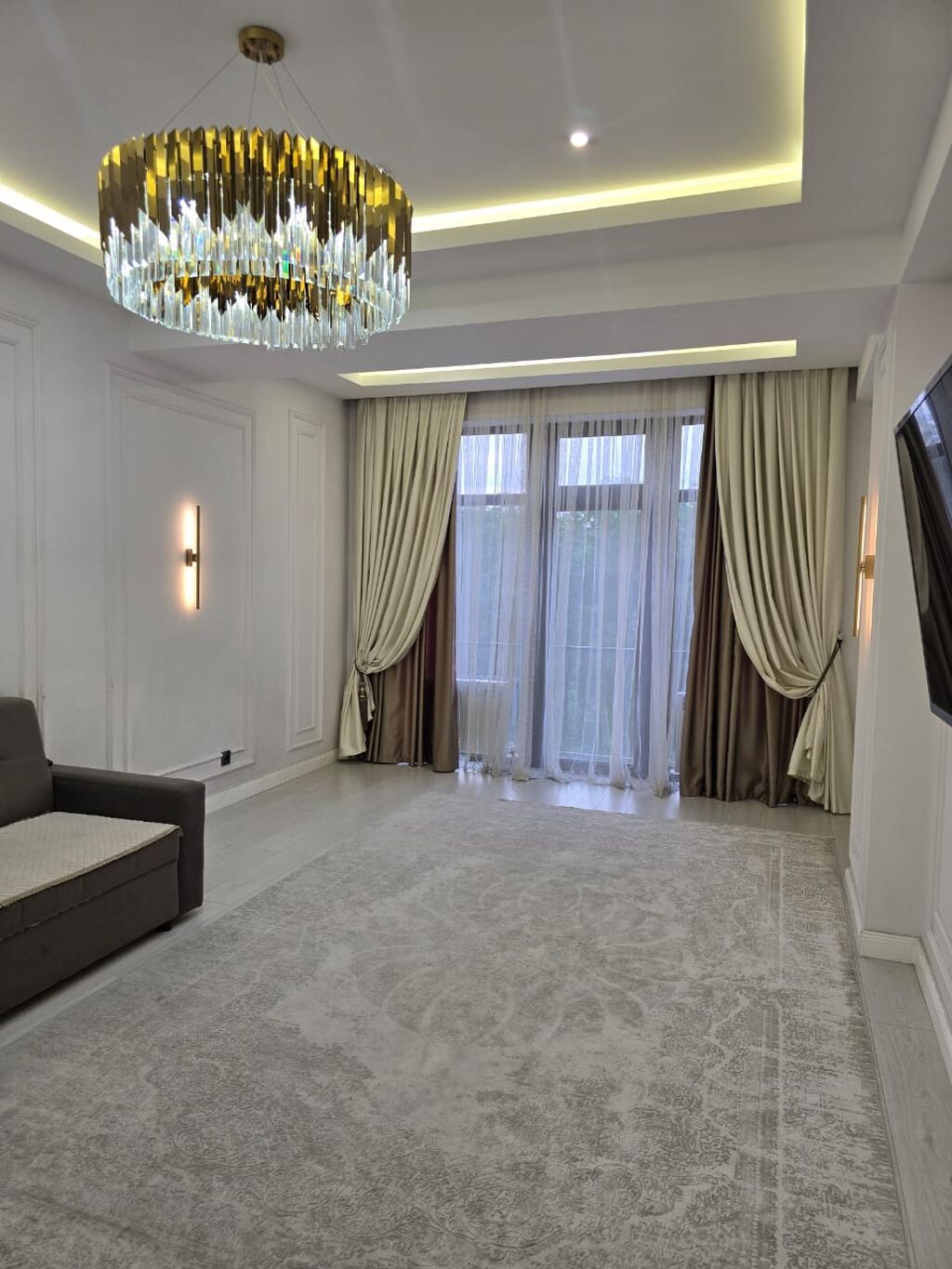 3 комнаты, 108 м², ул. Калык Акиева Элитка, 3 этаж, Дизайнерский ремонт: фото 6