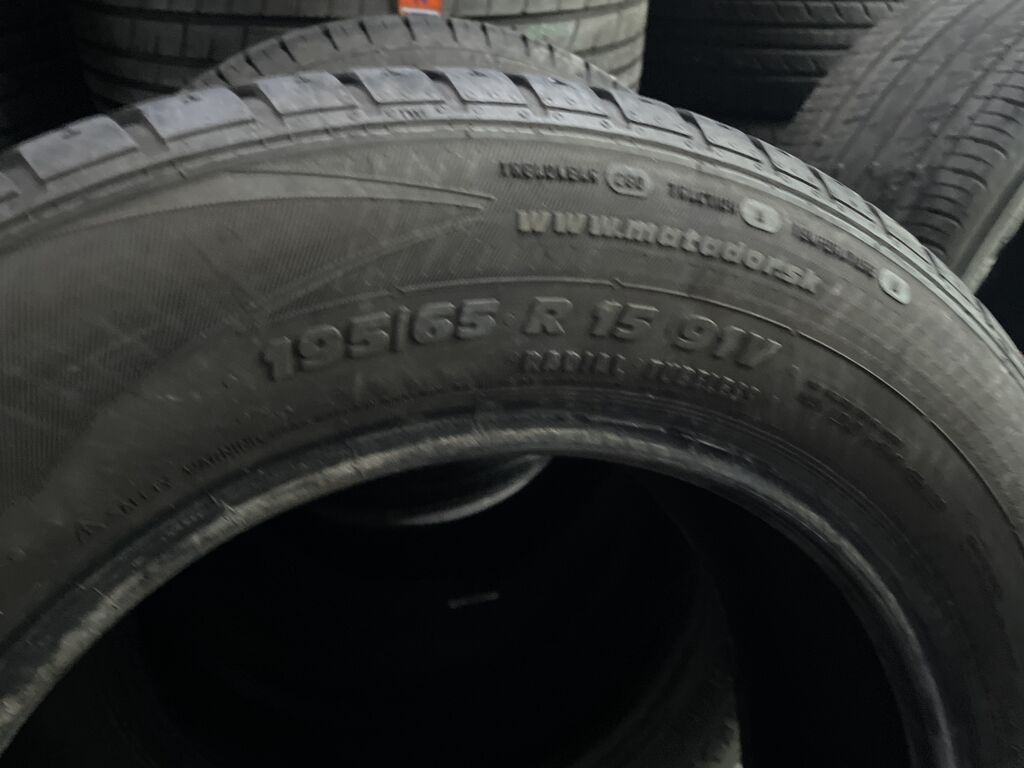 Шины 195 / 65 / R 15, Лето, Б/у, 1 шт, Легковые, Германия, MATADOR: фото 3