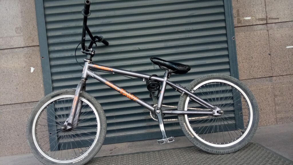 BMX велосипед РОССИЯ - Компактная рама из стали, цвет темно‑серый с: фото 3