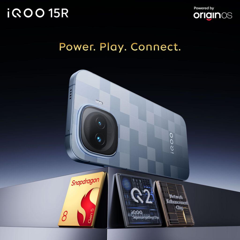 Vivo IQOO 15R, Новый, 256 ГБ, цвет - Голубой, 2 SIM: фото 2