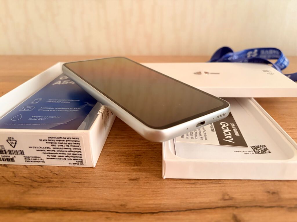 Samsung Galaxy A54 5G, Б/у, 128 ГБ, цвет - Белый, 2 SIM: фото 4