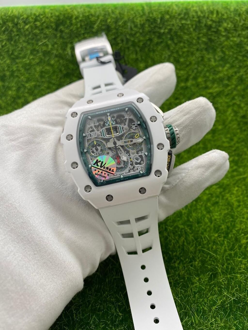 Наручные часы: Richard Mille RM011-03 White Ceramic ️Премиум качество ! ️Размеры  — 1