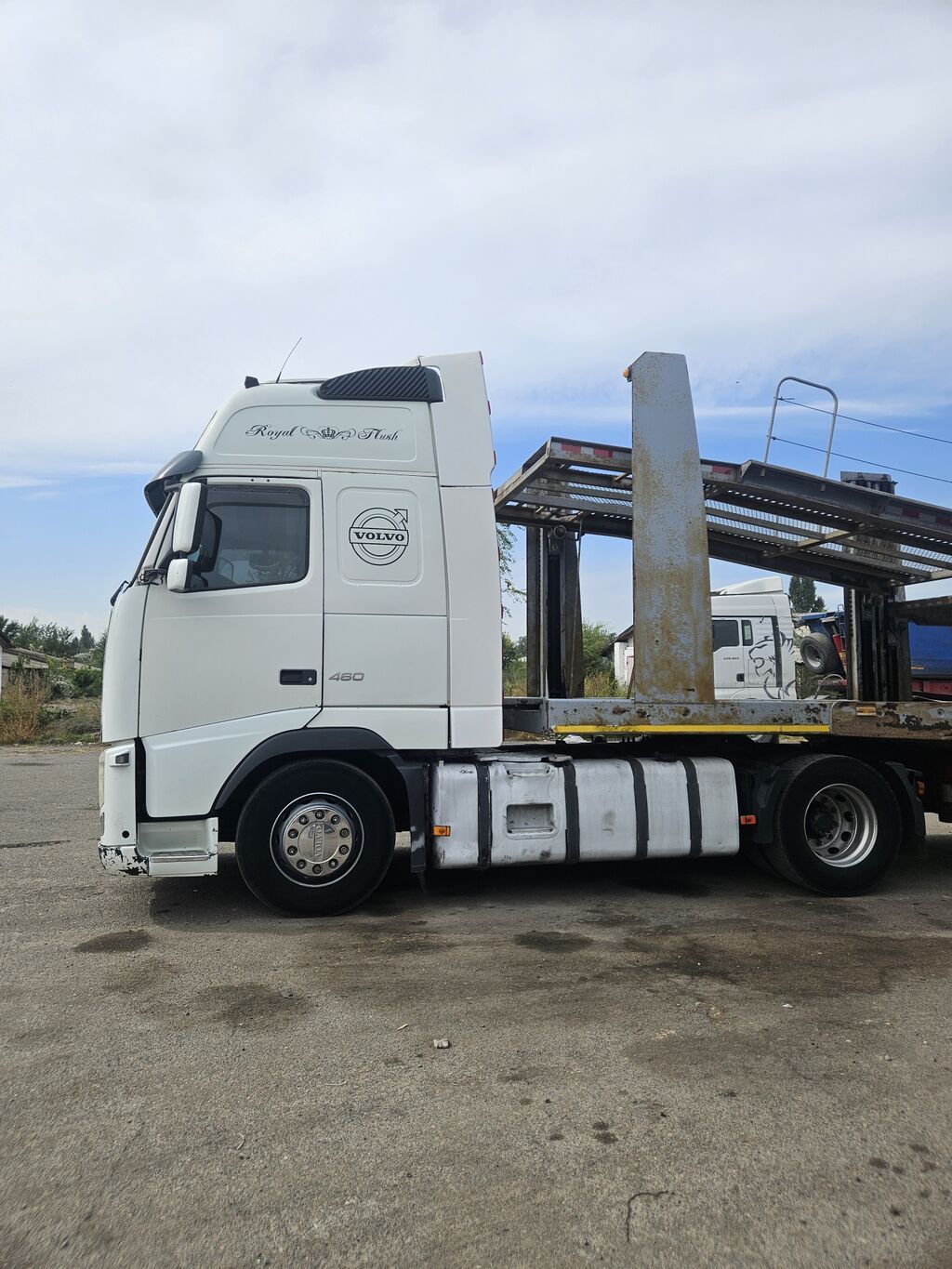Тягач, Volvo, Сar carrier trailer: фото 1
