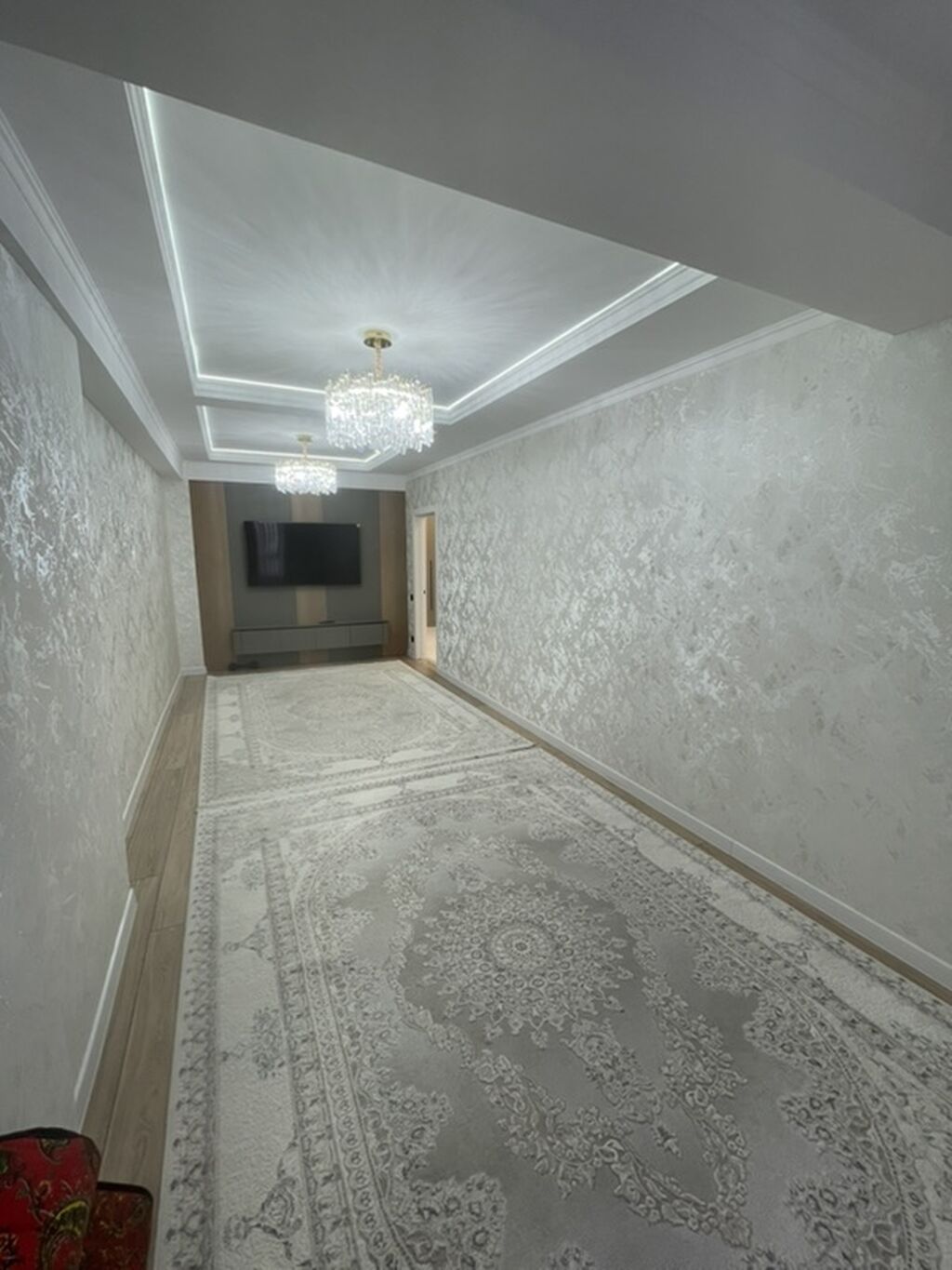 2 комнаты, 65 м², Ак-Орго ж/м Элитка, 6 этаж, Евроремонт: фото 1