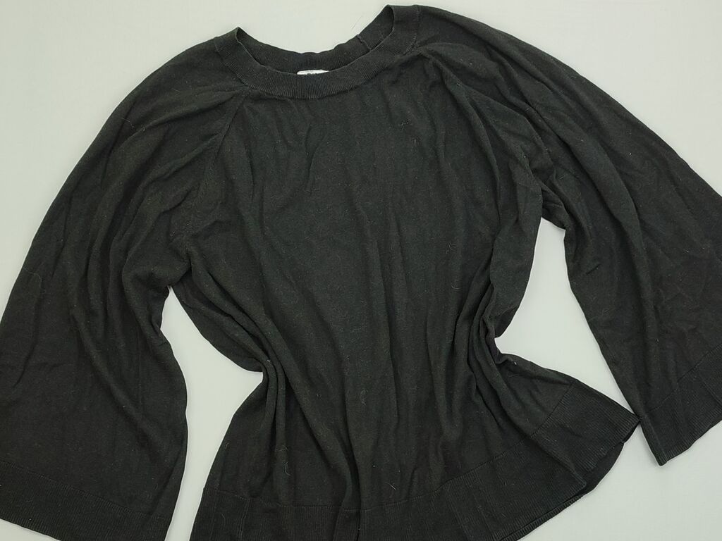 Bluzki: Bluza S (EU 36), stan - Bardzo dobry, wzór - Jednolity kolor, kolor - Czarny — 1