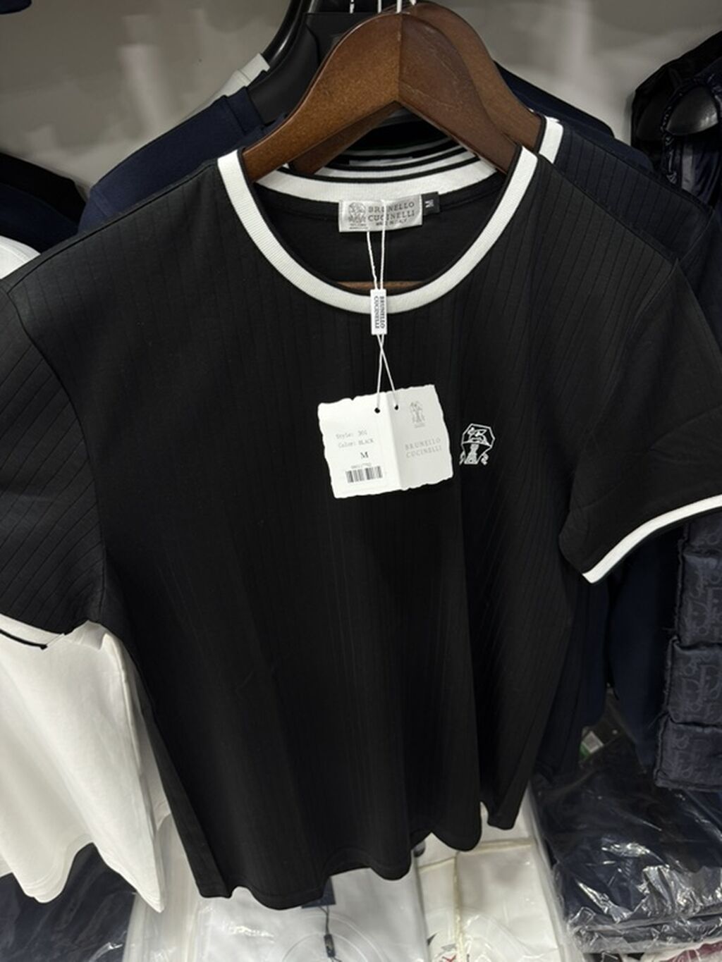 Мужская футболка, L, XL, 3XL, Loro Piana, Новый, цвет - Белый, Самовывоз: фото 3