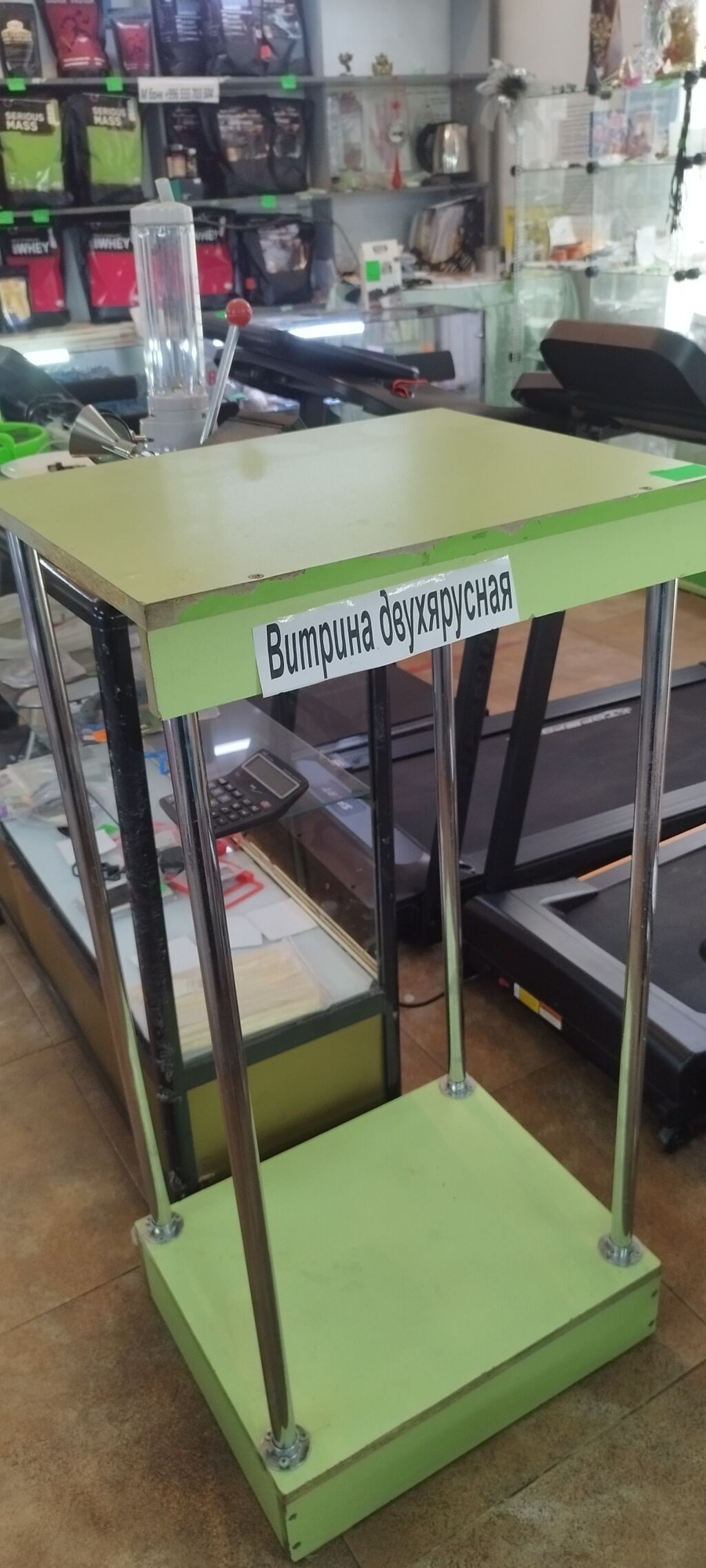 Двухъярусная торговая витрина / Стойка для товара! Супер цена! 