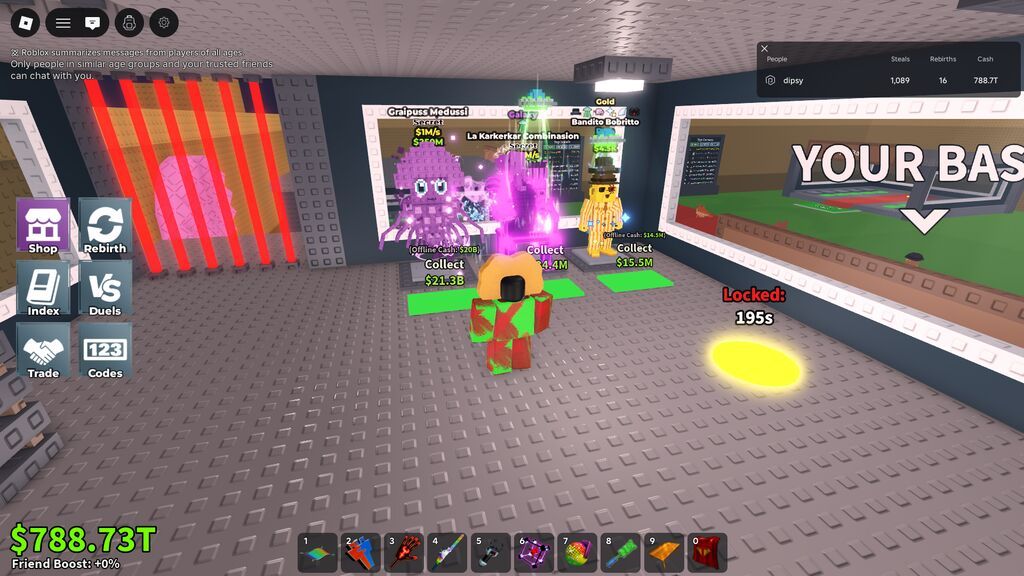 Игровой аккаунт Roblox — симулятор-тайкун с прокачанной базой и — фото 4