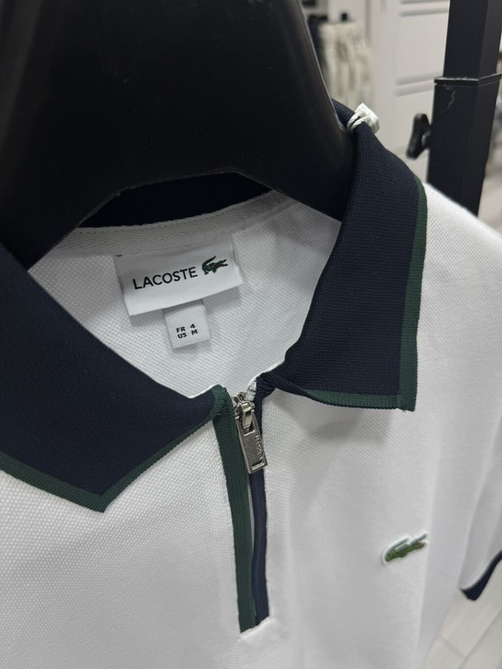 Мужская рубашка, S, M, L, Lacoste, Новый, цвет - Белый, Самовывоз: фото 3